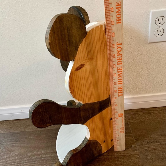 Vintage Wooden Panda Shelf 17 Inch - Picture 2 of 12